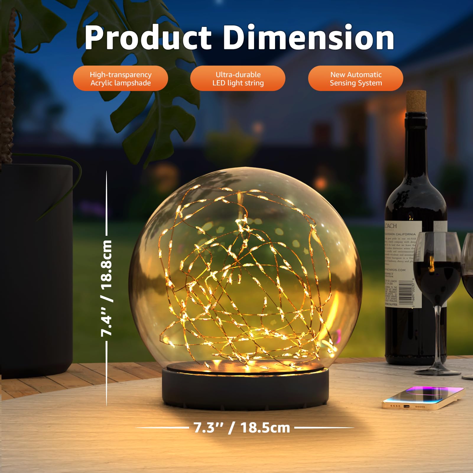 NiceBuy nighttime scene on pool producing warm ambient reflections