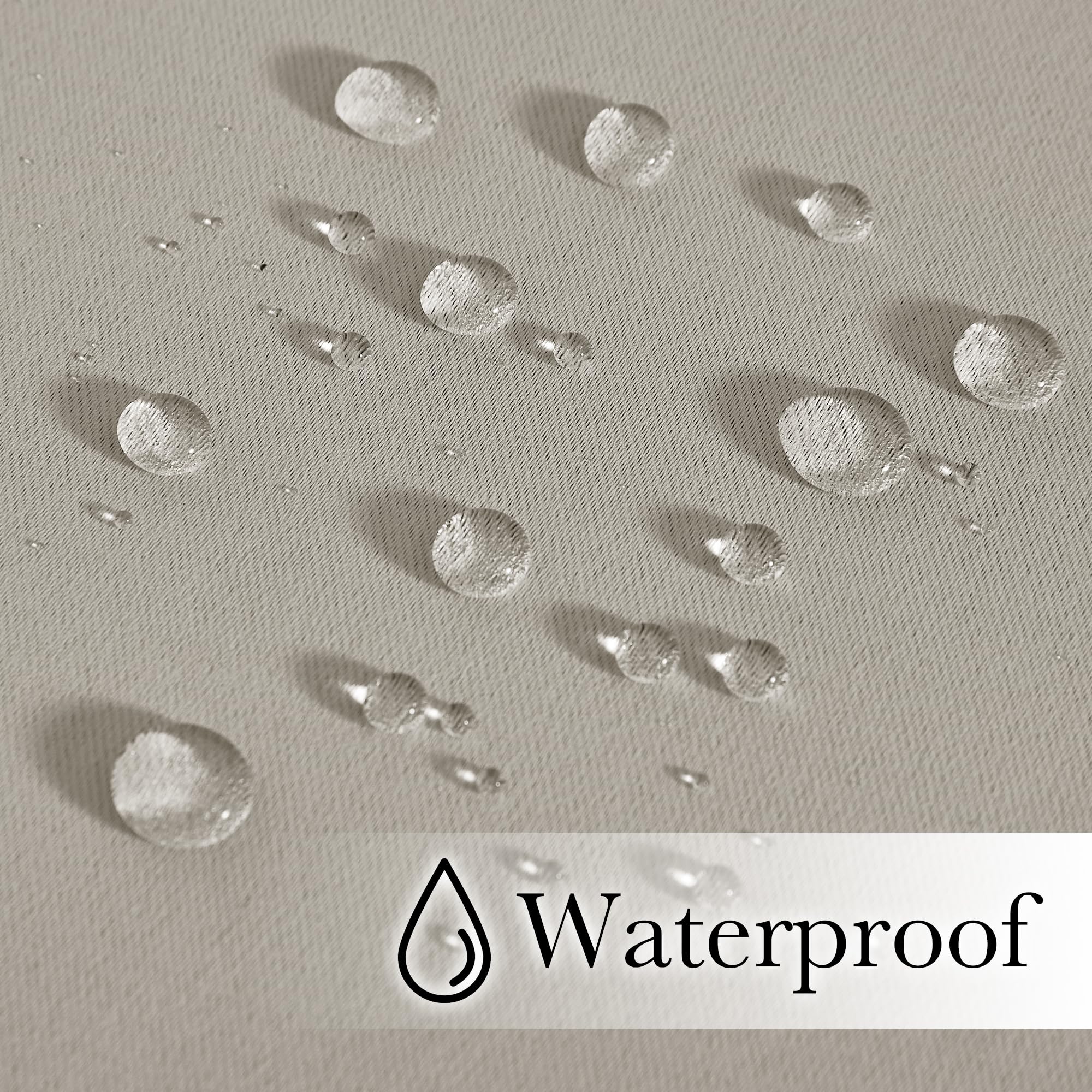 NICETOWN rustproof grommets and rod pocket detail for easy hanging and durability