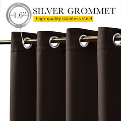 NICETOWN fabric close-up highlighting triple-weave texture and waterproof finish
