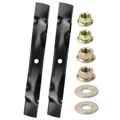 NICHEFLAG front pack showing two GY20850 blades and packaged hardware, ready to use