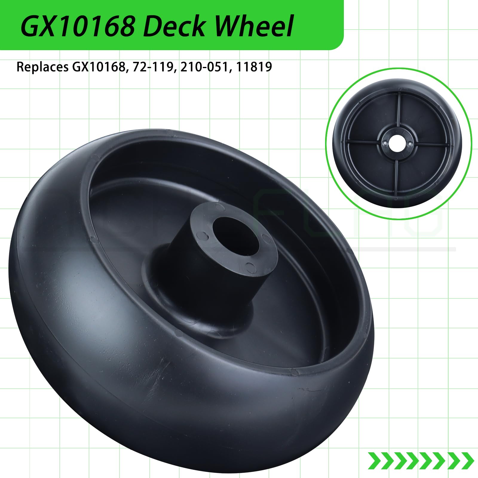 NICHEFLAG side profile of wheel showing measurements and correct fitment benefit
