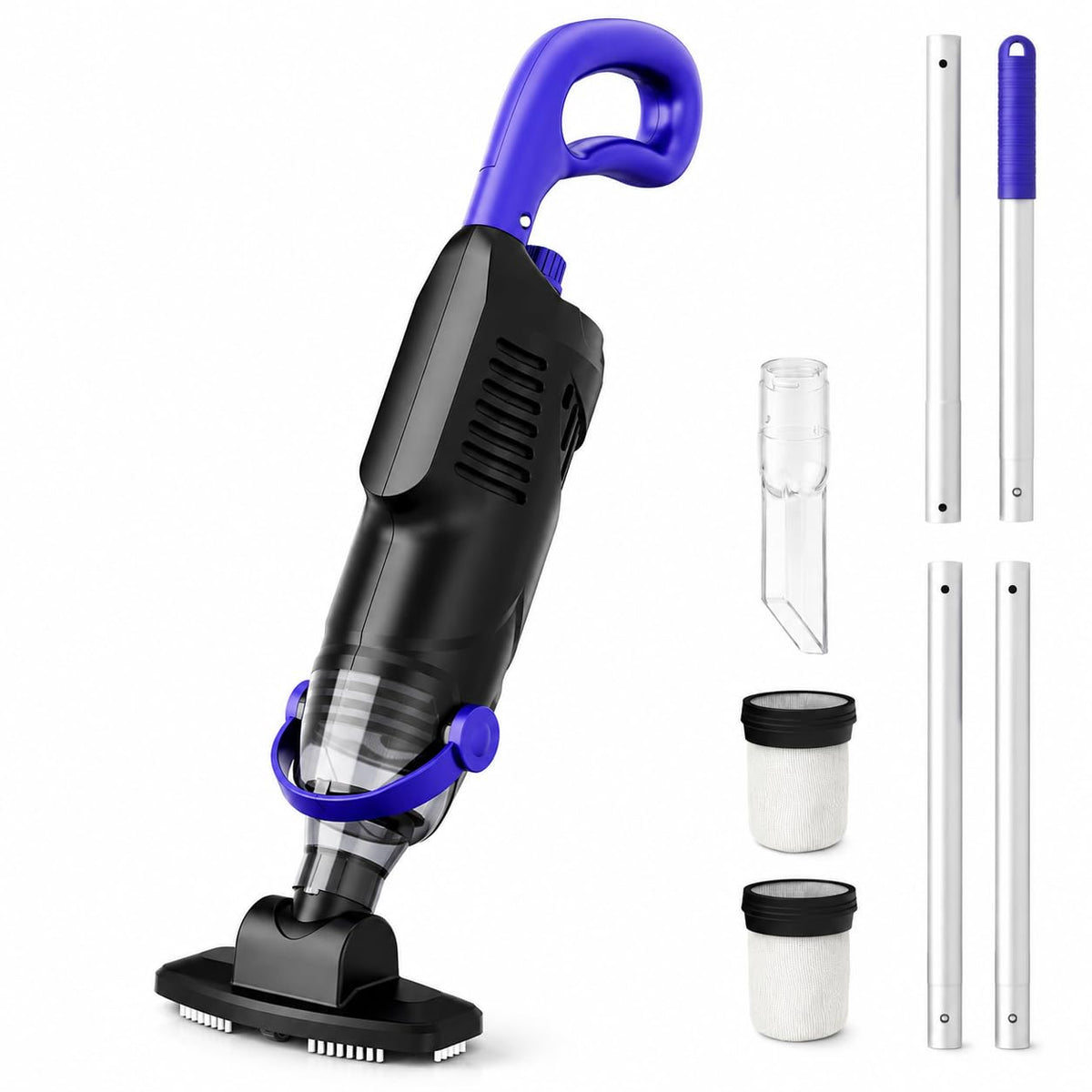 nichro front view with pole showing cordless benefit
