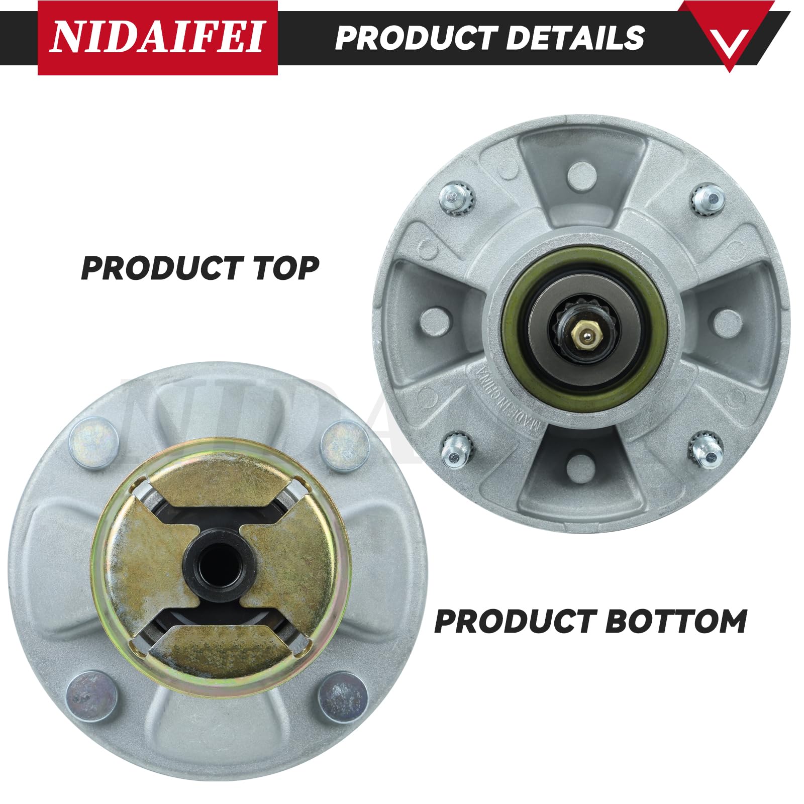 NIDAIFEI CNC-machined threads close-up emphasizing precise, burr-free finish