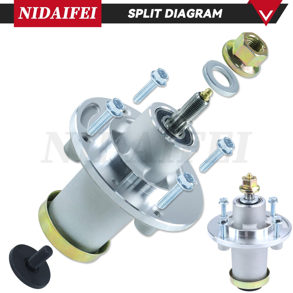NIDAIFEI mounted on a 42 inch deck restoring mower spinning performance