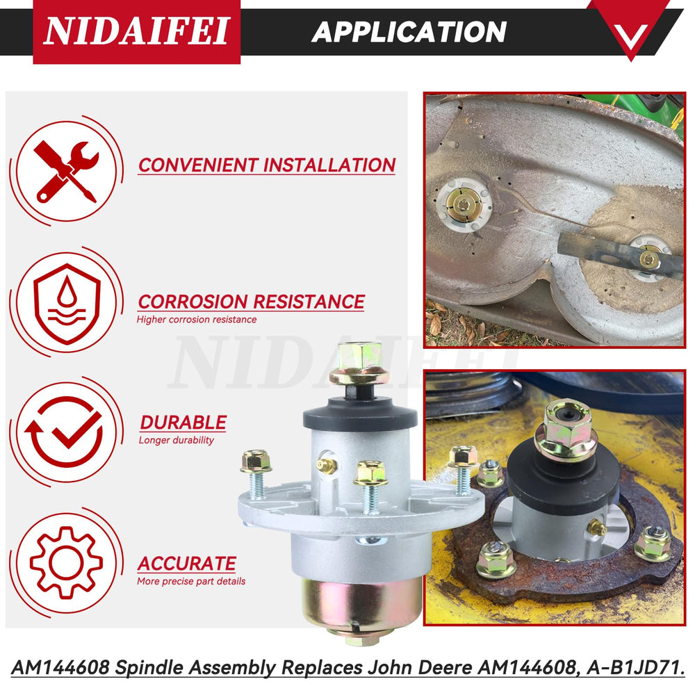 NIDAIFEI packaging with two spindles ready to replace worn parts