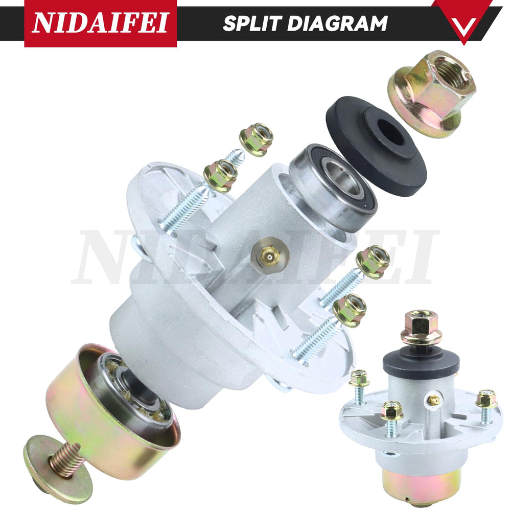 NIDAIFEI installed under mower deck showing restored blade stability
