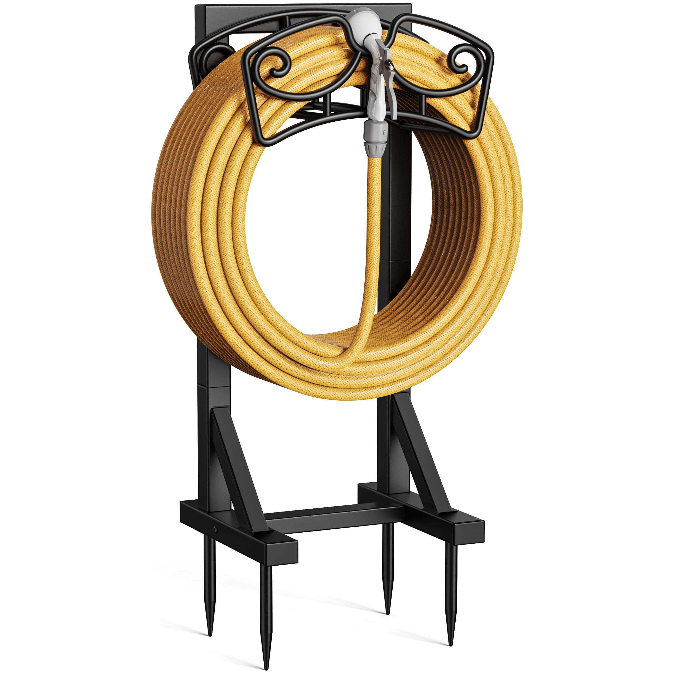 niffgaff front view stand showing sturdy design and organized hose storage benefit