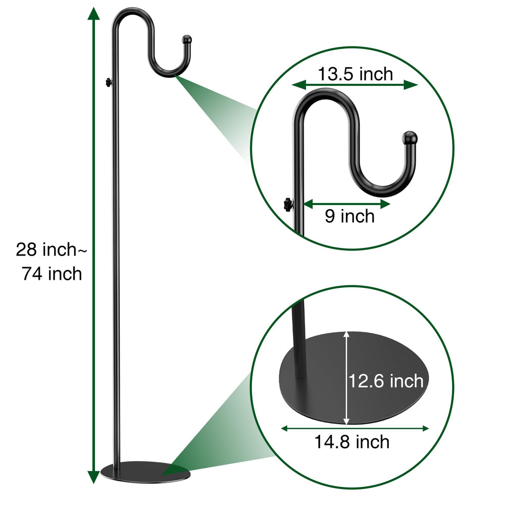 niffgaff holding a large bird feeder demonstrating load capacity