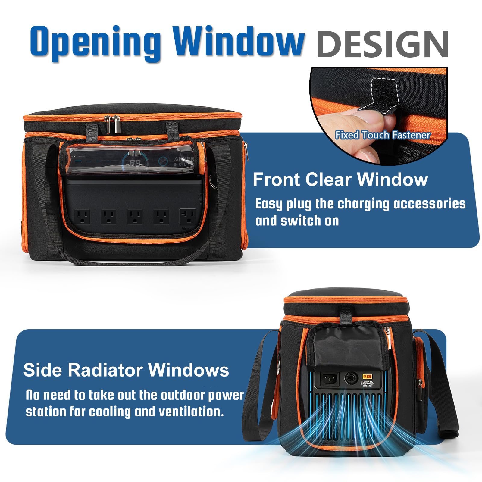 NIFUYOP padded handle and detachable shoulder strap for comfortable transport
