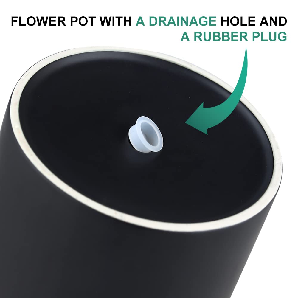 Nihow drainage hole closeup illustrating easy excess-water removal benefit
