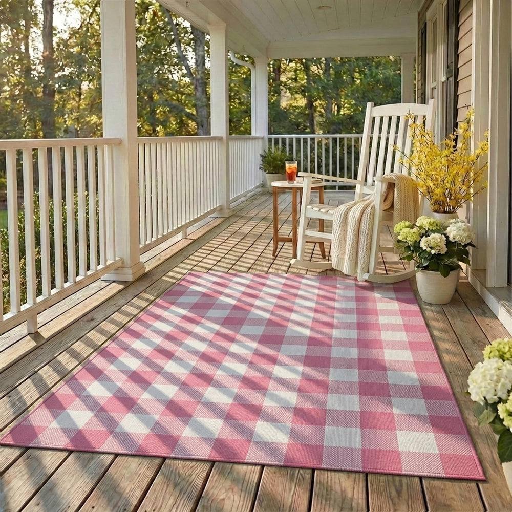 NIIKOOS lifestyle image of entryway showing cozy seasonal curb appeal