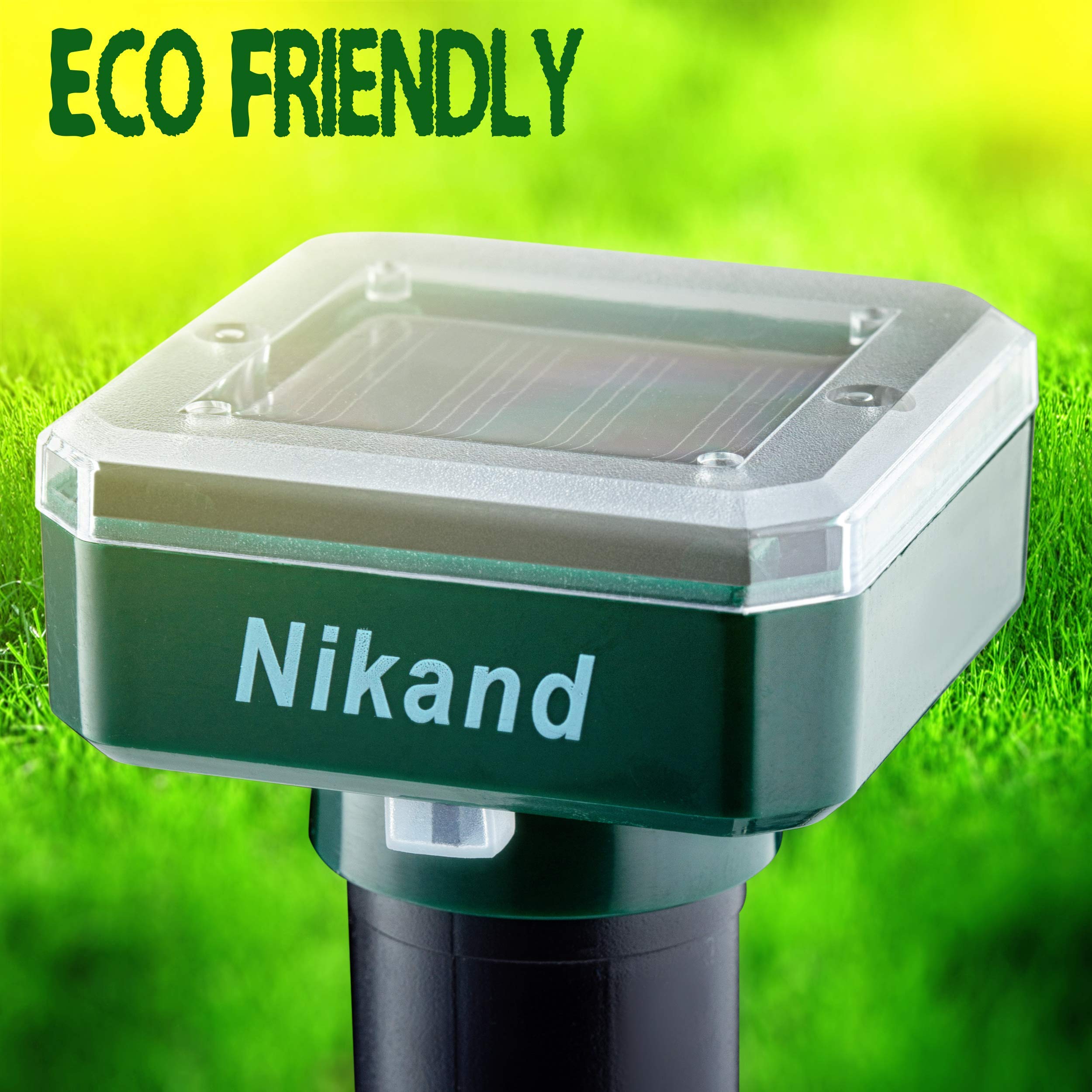 NIKAND nighttime LED operation demonstrating active status after dusk