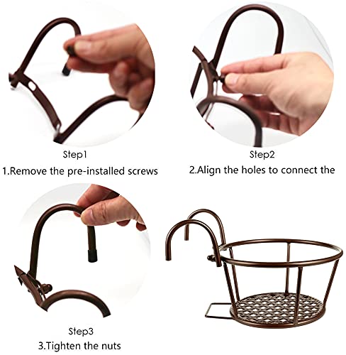 NILICAN basket next to ruler showing dimensions and compatible pot sizes