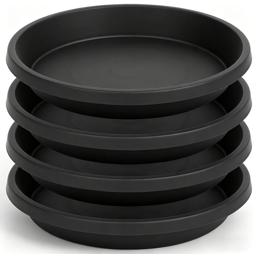 NIMYAU front view four 14 inch saucers shows neat storage and protection