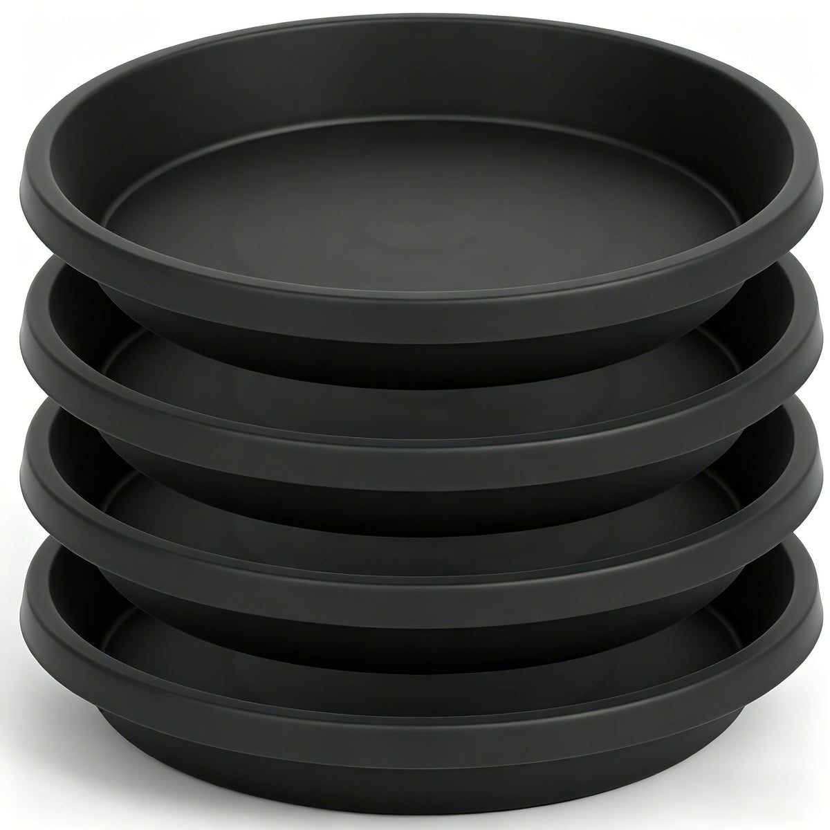 NIMYAU front view four 14 inch saucers shows neat storage and protection