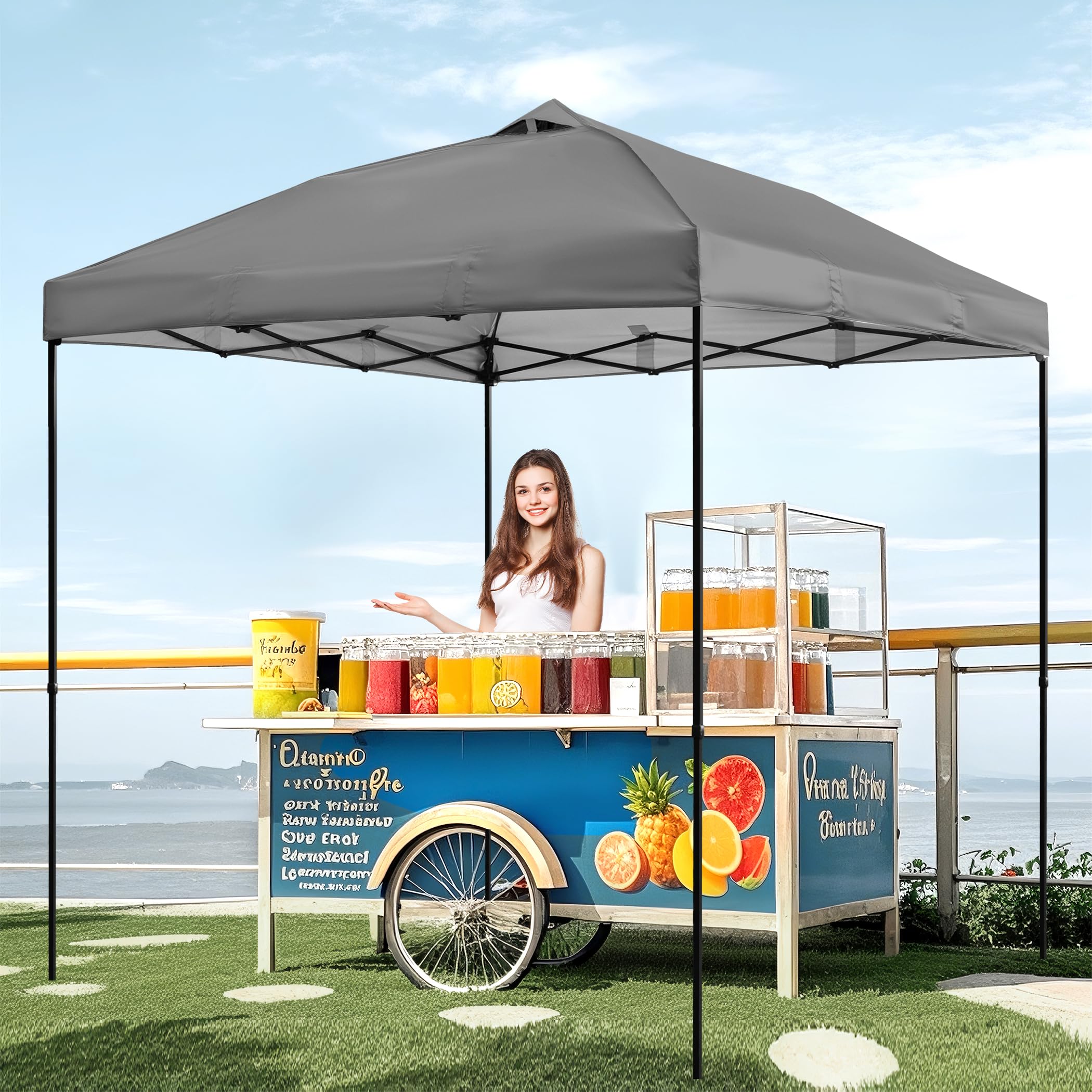 NINAT canopy top folded in packaging illustrating compact storage convenience