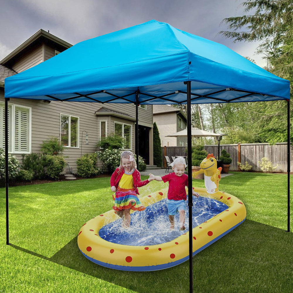 NINAT canopy top on a frame for scale showing proper 10' fit benefit
