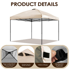 NINAT canopy top air vent closeup improving airflow and stability