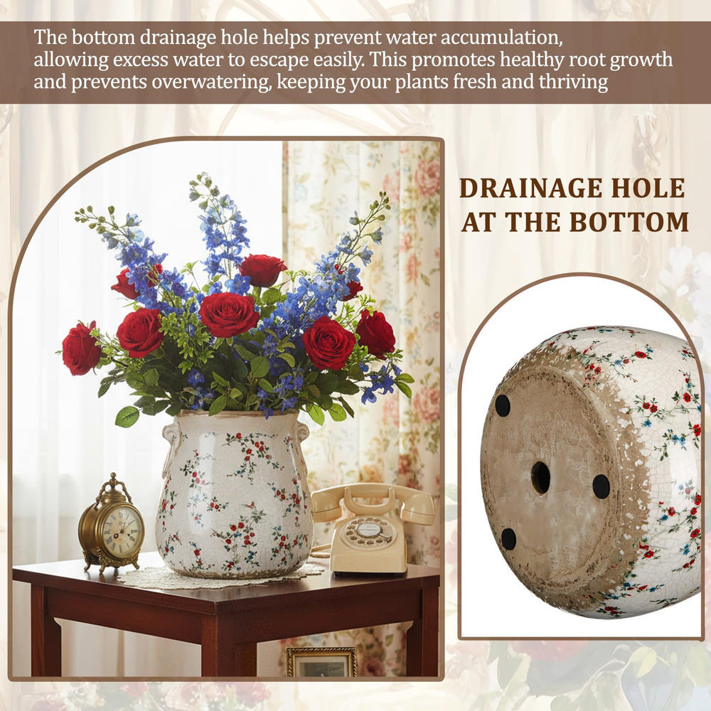 Ninehaoou planter in use with a leafy houseplant adding greenery and air of calm