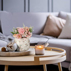 Ninehaoou ceramic planter with succulent on windowsill adding greenery and space-saving benefit