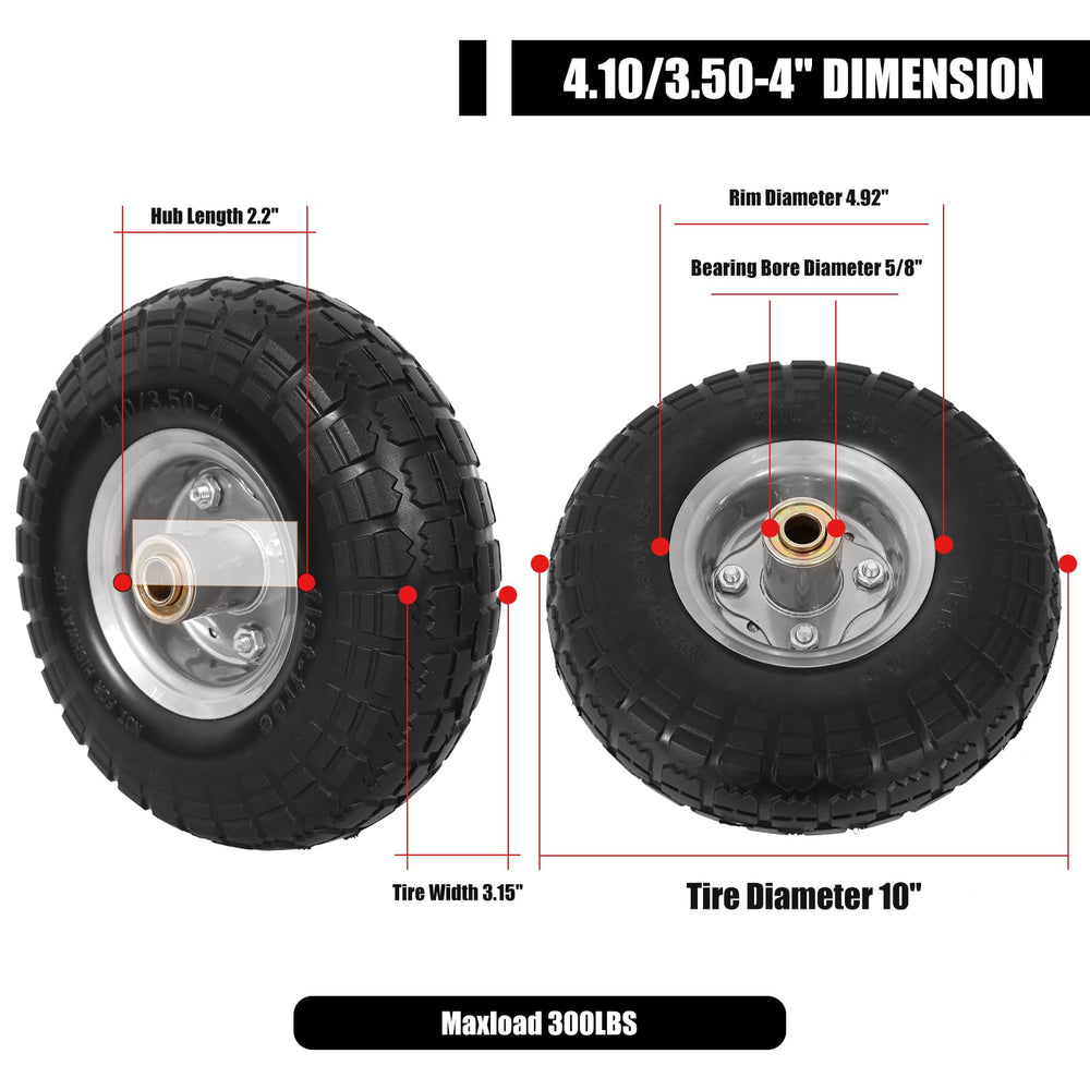 NING SHUO close-up of solid PU tread highlighting puncture-proof surface and wear resistance