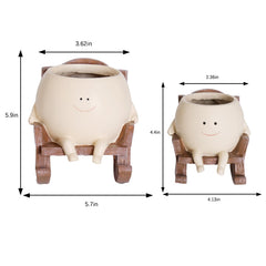 NINIPAPA close texture of resin finish, durable and smooth