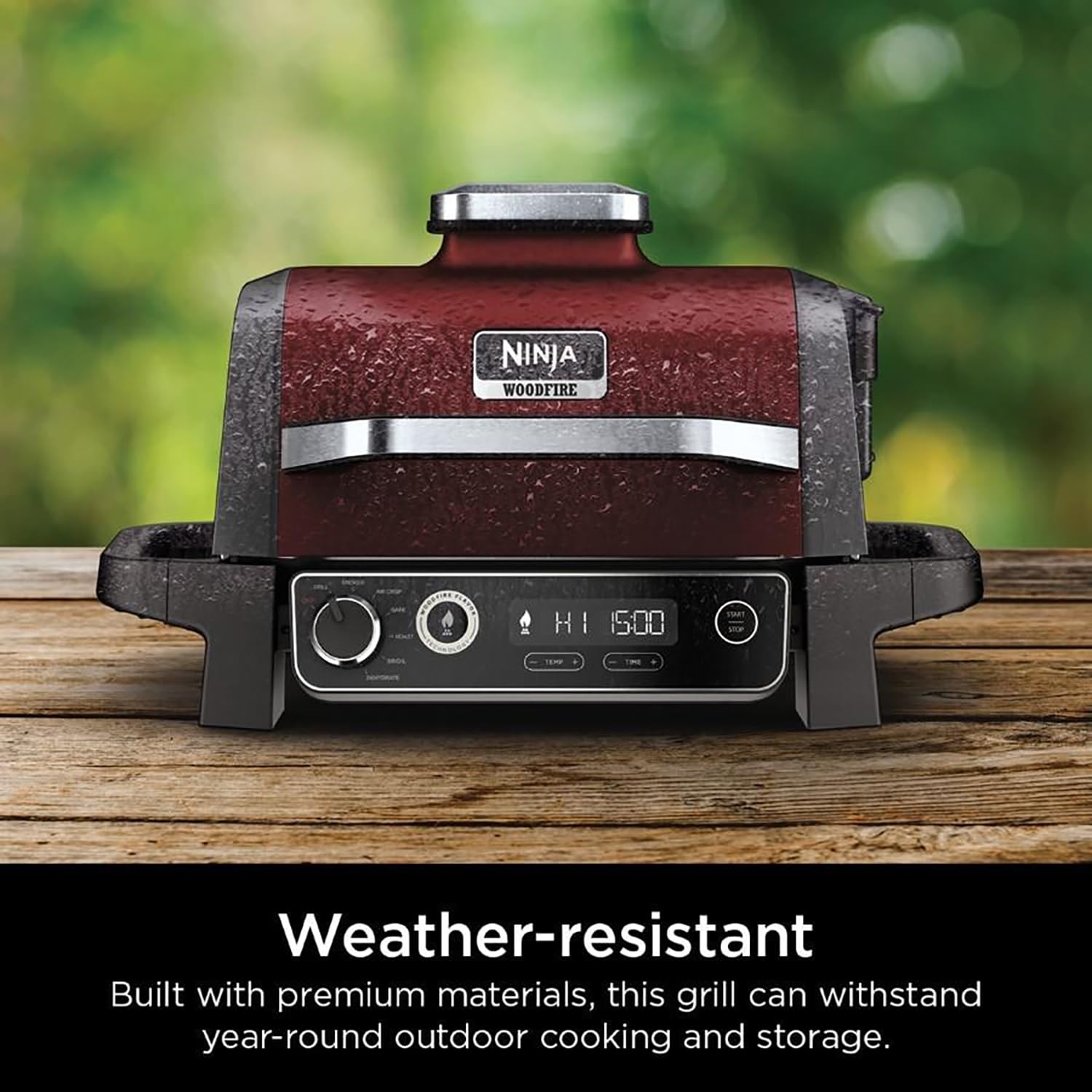 Ninja OG701 control panel close-up showing precise temperature settings