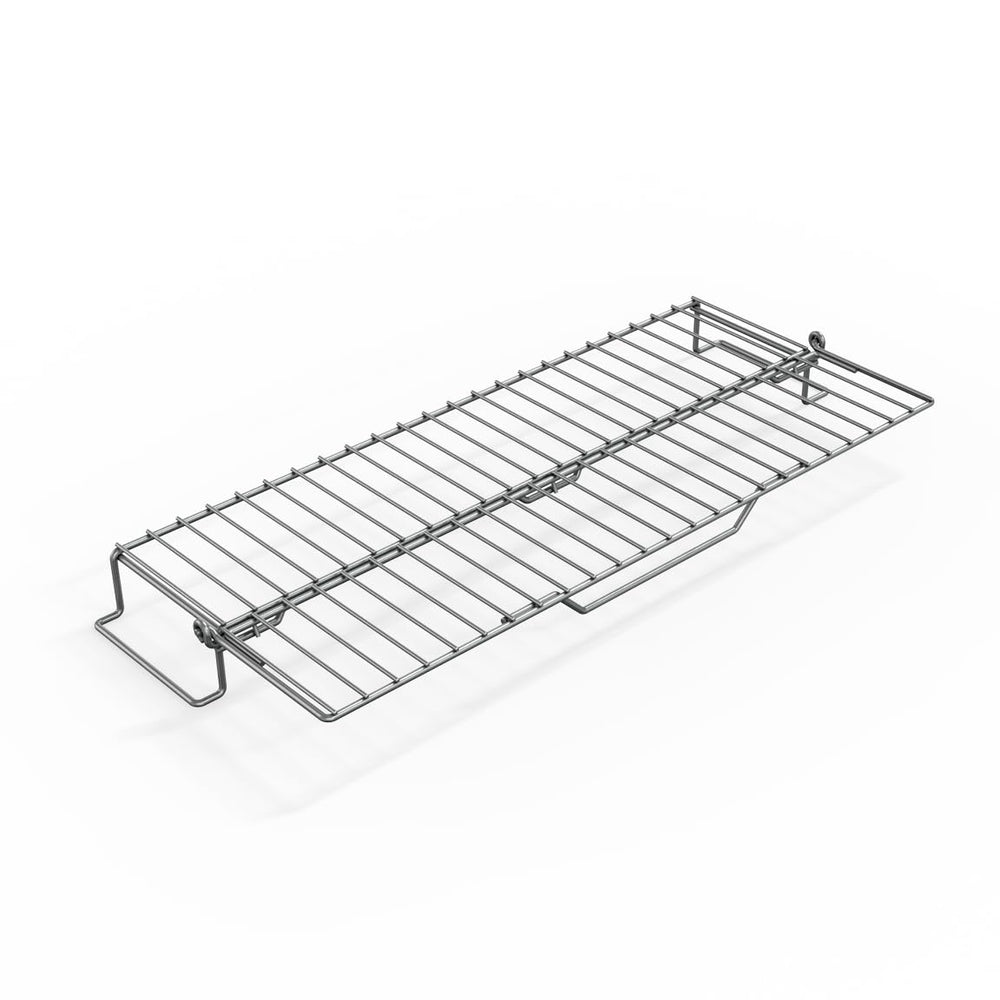 Ninja PG300 expandable roast and smoke rack front view showing added cooking space
