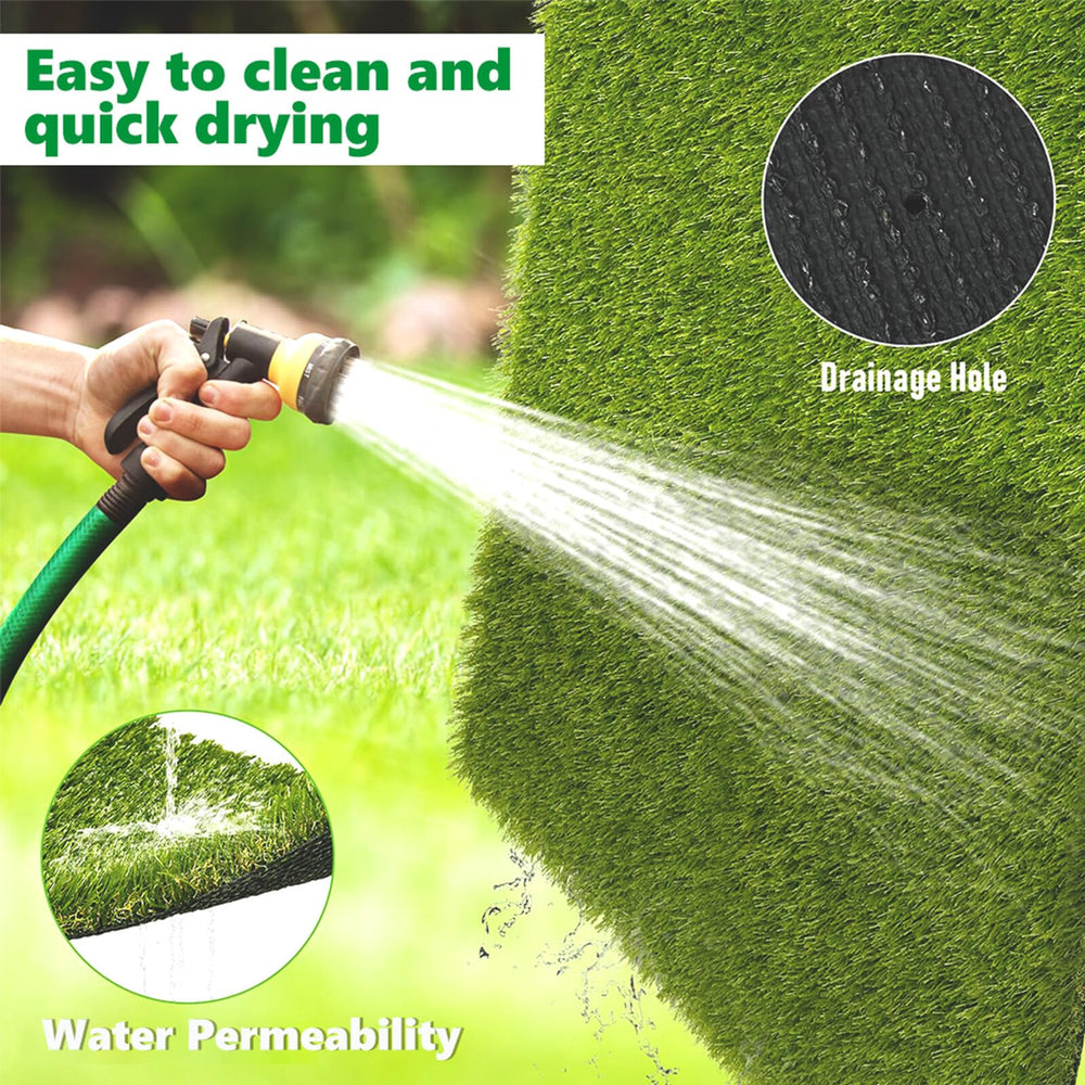 NINXANG backing with drainage holes for quick water runoff and hygiene