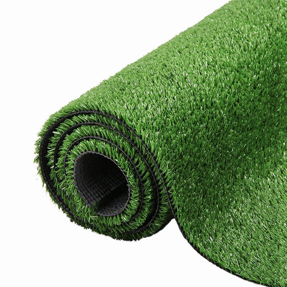 NINXANG front view of rolled artificial grass showing compact package and ready use