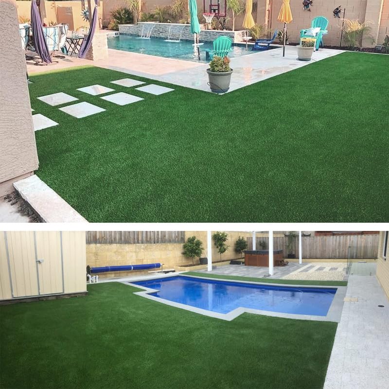 NINXANG rolled turf being unrolled for quick installation and portable storage