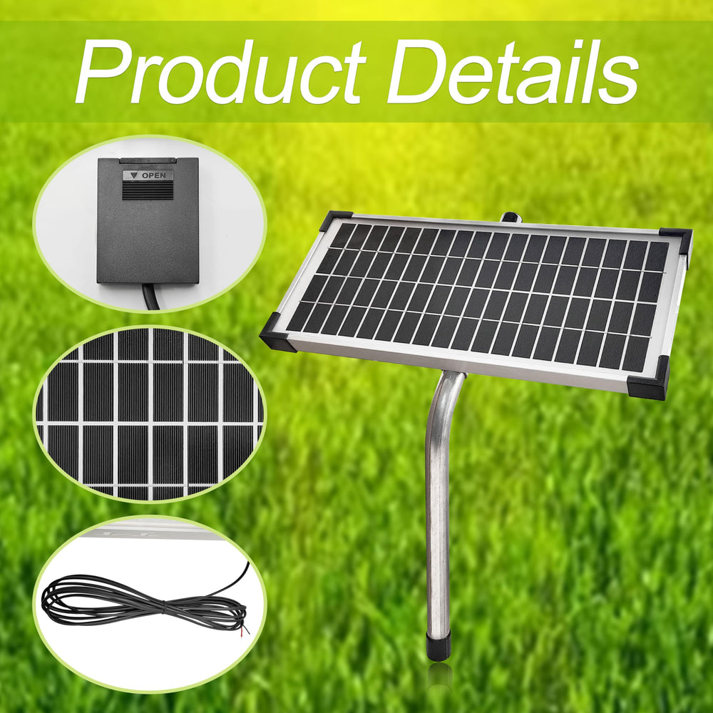 nipponAsia solar panel beside ruler showing compact size and easy mounting benefit