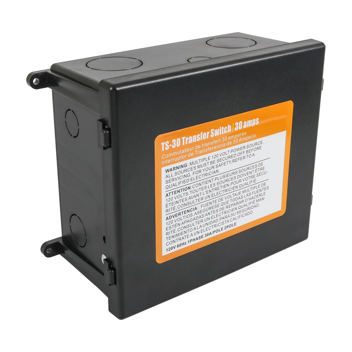 Nirakoka front panel view showing compact design and easy mounting benefit