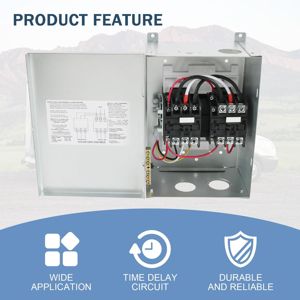 Nirakoka wiring connection detail illustrating pre-wired convenience and safe hookups