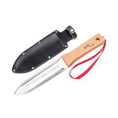 nisaku front profile blade showing hardened finish and versatile edges for durability
