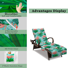 NISDOING corner strap attachment securing cover to lounger to prevent sliding