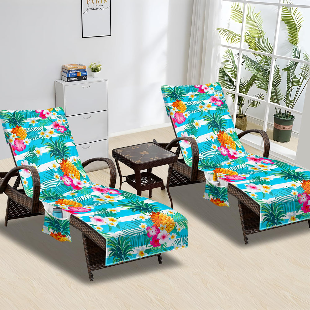 NISDOING pineapple pack of two lifestyle scene with two matching covers for family coordination