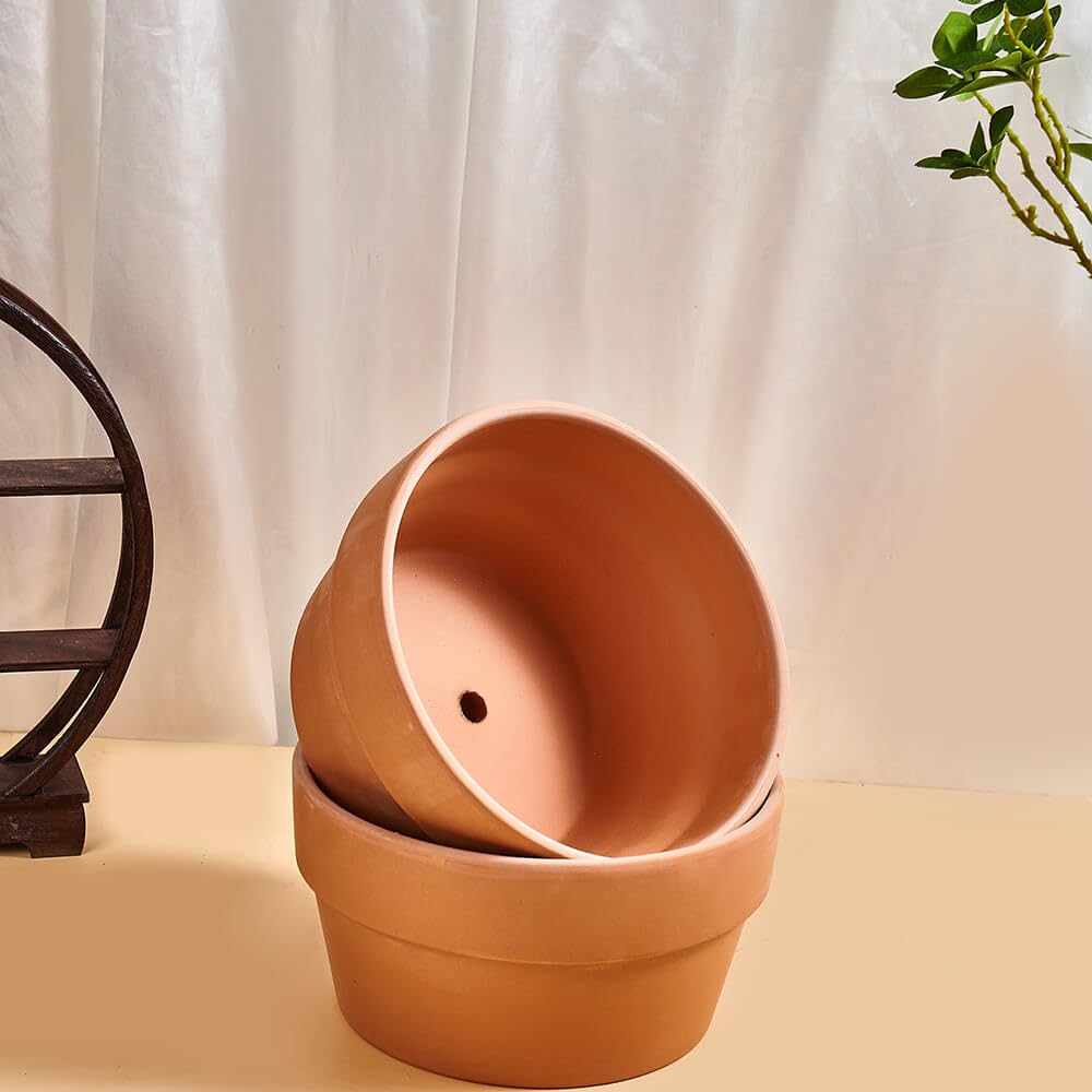 NiSevenLiving boxed set with two pots ready for planting and easy unboxing