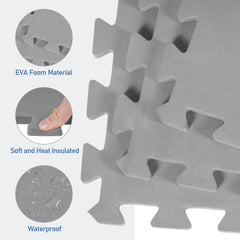 Nisorpa close-up of interlocking foam tiles highlighting non-slip, durable surface