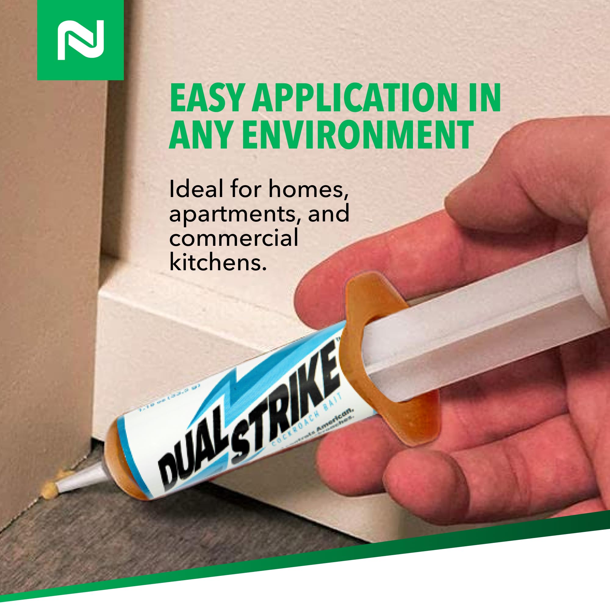 Nisus gel application tip detail for controlled spot placements
