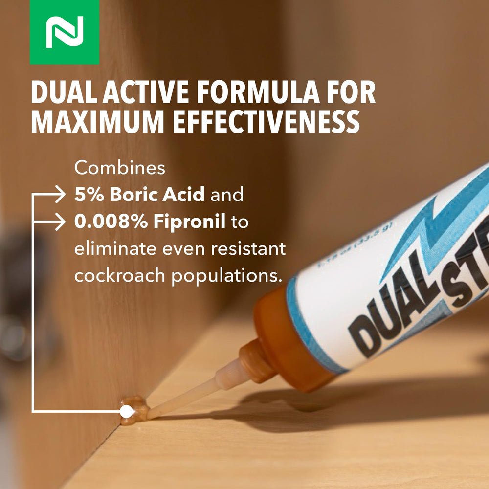 Nisus tube close-up showing label and application tip for precise use
