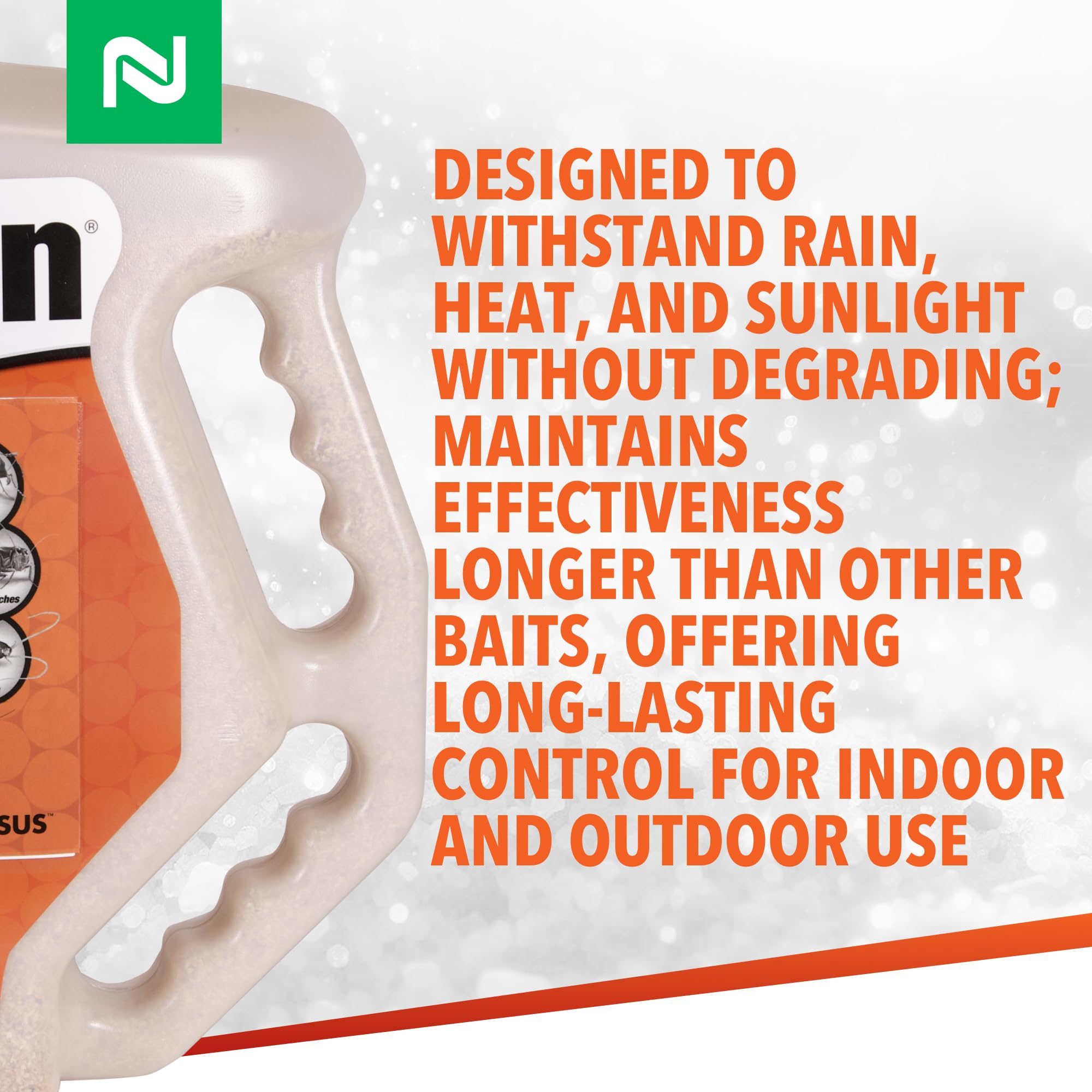 Close-up of Nisus Niban comfort-grip applicator for easy even spreading