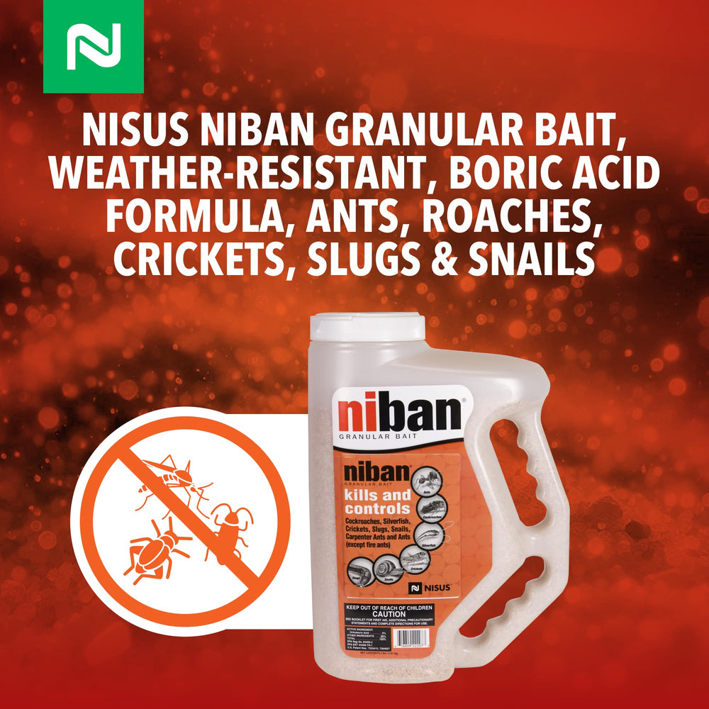 Nisus Niban applied along foundation perimeter for extended protection