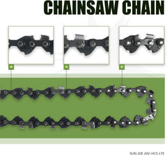 NIUBGONER chain mounted on a 5-inch bar illustrating proper fit