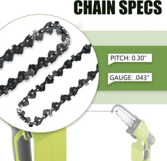 NIUBGONER close-up of chain teeth showing sharpness for reliable cutting