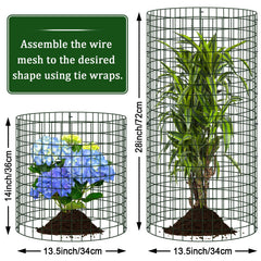 Niuyhe cage protecting strawberry plants from animals while allowing sunlight through