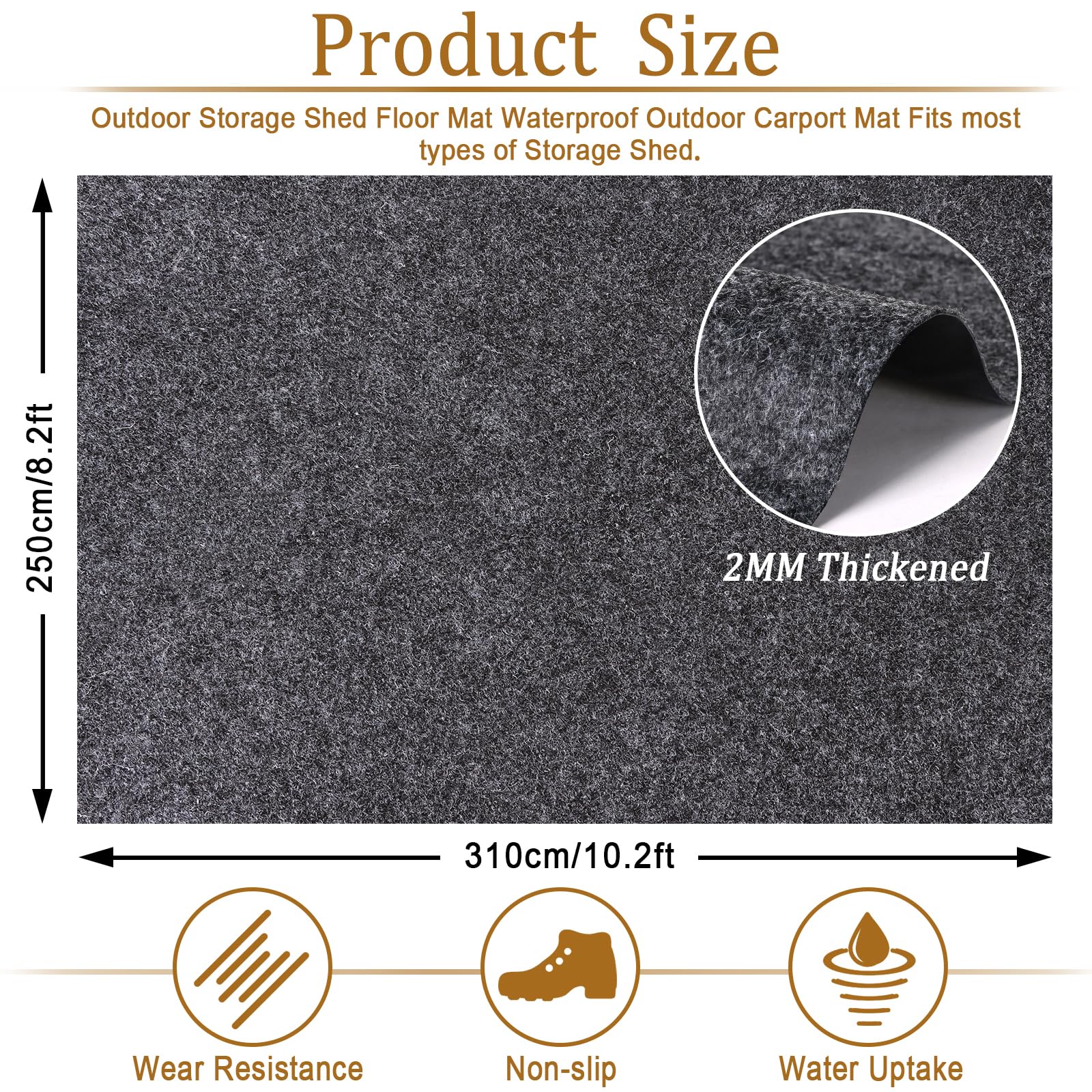Niuyhe close felt texture highlighting absorbent surface benefit