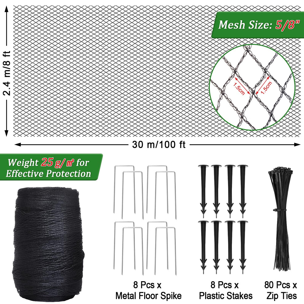 Niuyhe close-up of 5/8 inch mesh texture for durable protection