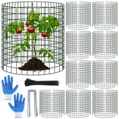 Niuyhe front view of kit box and all included parts for convenient garden protection