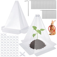 Niuyhe front view of clear cloche pack showing contents and benefit protection